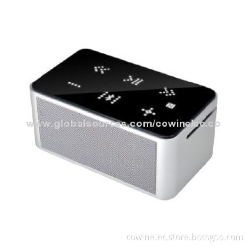 Mini Bluetooth Stereo Speaker, Lithium Battery, 6W Power, Touch Keys, Headset